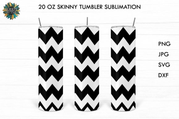 30oz Tumbler Tapered Chevron Tumbler SVG
