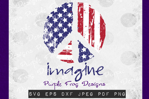 American Flag July 4th Peace