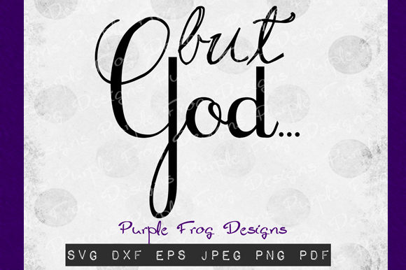 But God, Scripture Clip Art