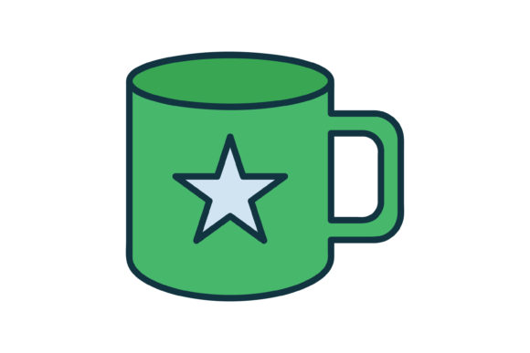 Christmas Flat Icon Cup