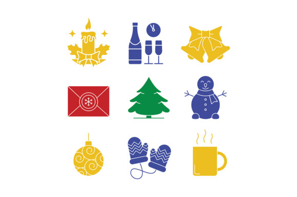 Christmas Icons Set