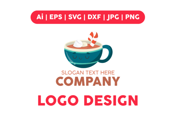 Christmas Logo Cup Blue Red