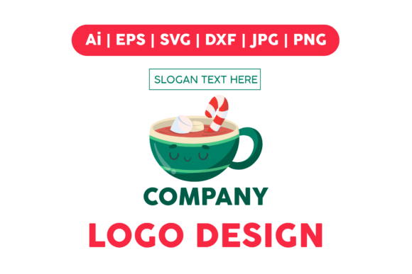 Christmas Logo Cup Red Green