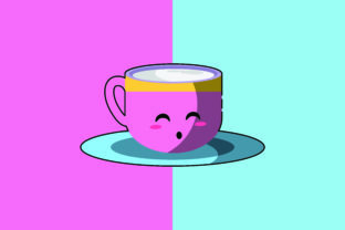 Cup Kawaii Cute Illustration
