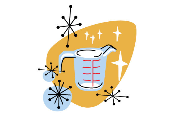 Measuring Cup: A Kitchen Charm That Stitches Clean