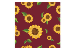 Realistic Sunflower Pattern