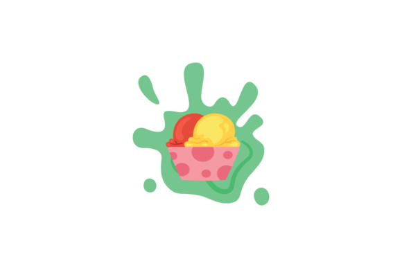 Stickers Ice Cream Cup SVG