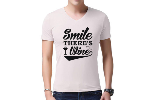 Wine Tumbler SVG Design: Smile There’s W